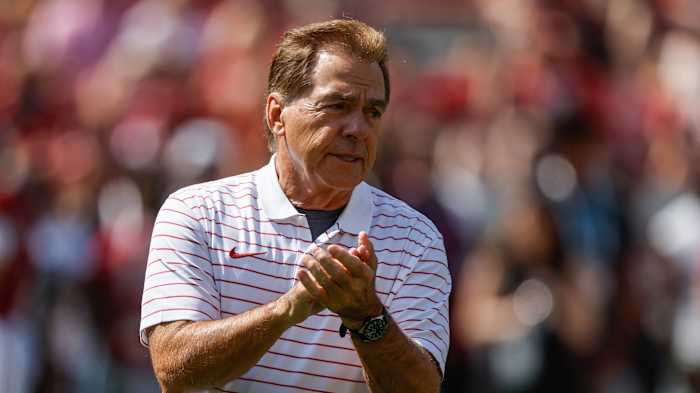 Nick Saban and Alabama narrowly avoided an upset loss last season against Texas A&M.
